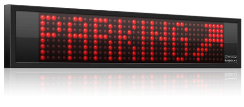 Visualizador LED - A2 - RGB Technology - alfanumérico / de alta resolución / USB