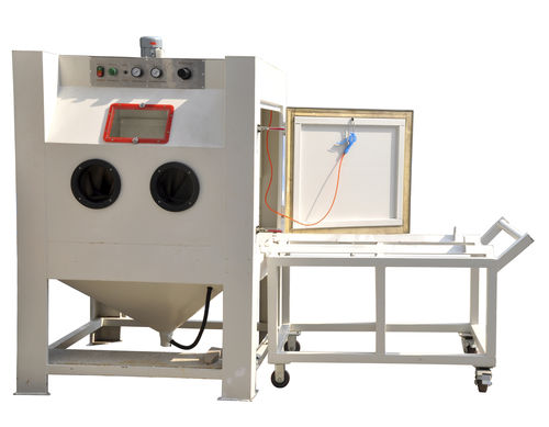 Arenadora manual - CL-1212FTA  - Hangzhou color powder coating equipment ltd - de aspiración / con mesa giratoria