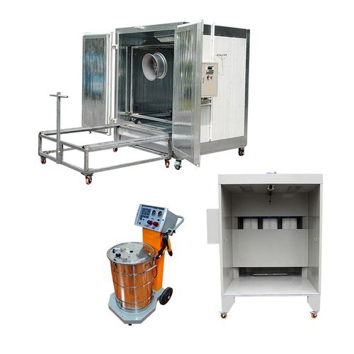 Cabina de empolvado cerrada - KF-668 - Hangzhou color powder coating equipment ltd - para piezas de recambio