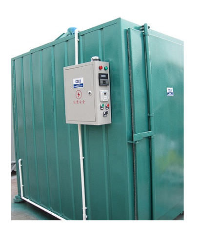 Horno de carro - Hangzhou color powder coating equipment ltd - de cocción / eléctrico / de polvo