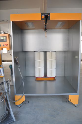 Cabina de empolvado cartucho filtrante - COLO-S-1517 - Hangzhou color powder coating equipment ltd - manual