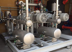 Grupo de vacío lubricado - Tecnofilm SpA  - GIEFFE SYSTEMS Srl - seco / de tornillo / industrial