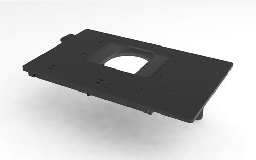 Platina de posicionamiento XY - MTM 105 x 105 MR - Märzhäuser Wetzlar - motorizada / 2 ejes / con indicador de posición