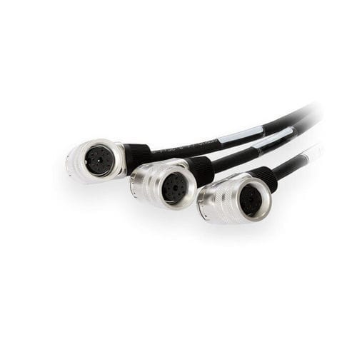 Cable eléctrico de alimentación - 00-76-700-9813 - Märzhäuser Wetzlar - en ángulo recto / para motor / de control