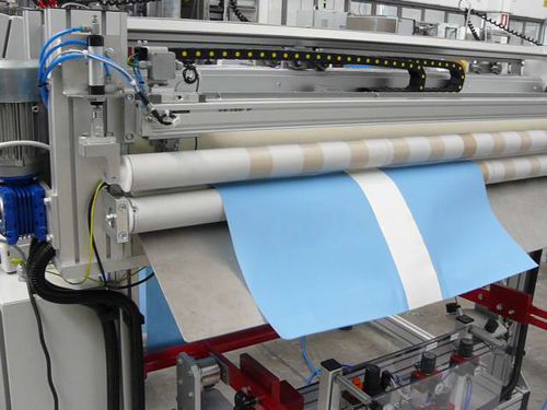 Máquina de corte de cuchilla - A UNO TEC SRL - de tejido / CNC / automática