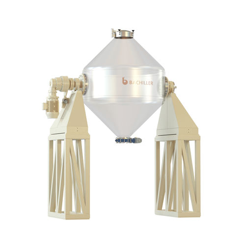 Mezcladora de doble cono - MBC - BACHILLER Mixing & Drying Technology - batch / de sólidos / de polvo