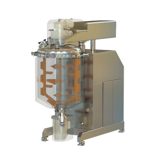 Homogeneizador de vacío - BACHMIX MULTIFUNCTION - BACHILLER Mixing & Drying Technology - de rotor y estator / vertical / batch