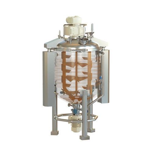 Homogeneizador de vacío - BACHMIX R - BACHILLER Mixing & Drying Technology - de rotor y estator / vertical / batch