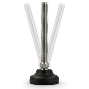 Pie de máquina - V42Z01M050 / V42Z02M050 series - Advanced Antivibration Components - de poliamida / antideslizante / roscado