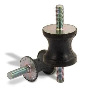Soporte antivibratorio redondo - V11Z03MMMKXA series - Advanced Antivibration Components - de elastómero / de acero / para compresor