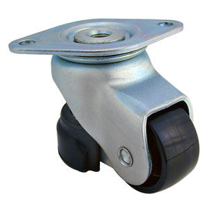 Ruedecilla giratoria - V10Z43MCM series - Advanced Antivibration Components - con platino giratorio / monobloque / de acero
