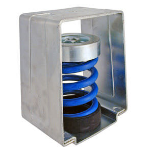 Soporte antivibratorio rectangular - V10Z71MTM series - Advanced Antivibration Components - de acero / amortiguador de muelle