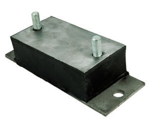 Soporte antivibratorio rectangular - V10Z 6-520B - Advanced Antivibration Components - de elastómero