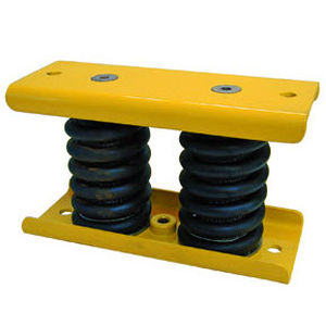Soporte antivibratorio rectangular - V10Z32-10042 / V10Z32-10062 / V10Z32-10082 series - Advanced Antivibration Components - de acero / para compresor / para bomba