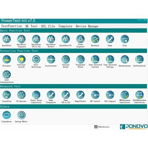 Paquete de software de validación - PowerTest Int V7.0 - PONOVO POWER CO., LTD - de simulación / de verificación / para prueba