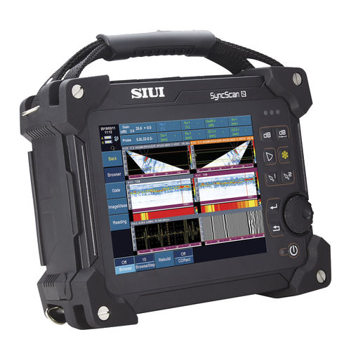 Detector de defectos por ultrasonidos - SyncScan 2 - SIUI(Shantou Institute of Ultrasonic Instruments) - con transductores múltiples / de imágenes / de tiempo de vuelo