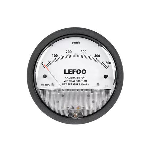 Manómetro de esfera - LFB - ZHEJIANG LEFOO CONTROLS CO., LTD - relativo / diferencial / con montaje trasero