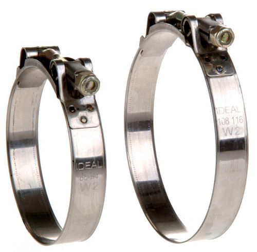 Abrazadera de apriete de acero inoxidable - IDEAL AUTOMOTIVE AND HOSE CLAMPS - de perno / con bulón en T / en T