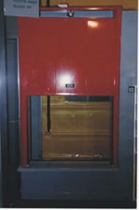 Puerta de guillotina - GRF series - ALFATECO MADRID S.A. - de acero galvanizado / industrial / para interior