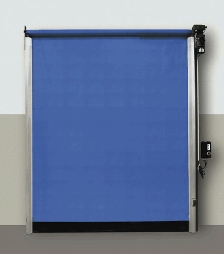 Puerta enrollable - CRE series - ALFATECO MADRID S.A. - de tejido / de PVC / industrial