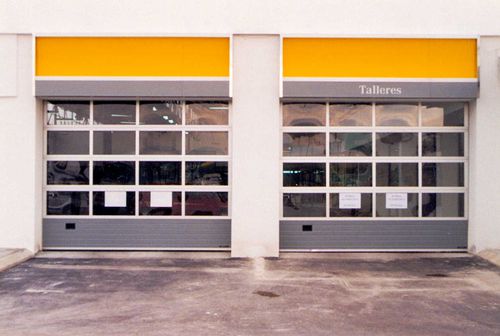 Puerta seccional - SE series  - ALFATECO MADRID S.A. - de acero galvanizado / industrial