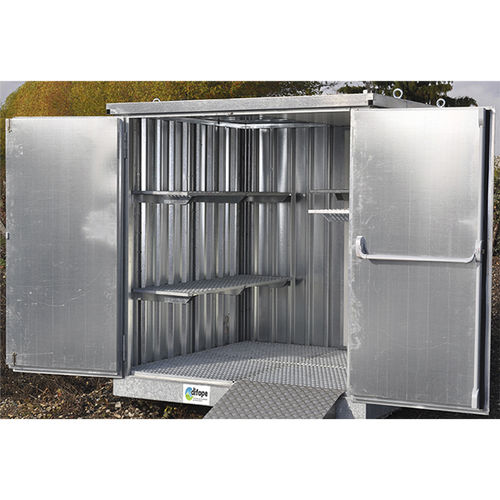 Contenedor de almacenamiento para productos peligrosos - BUNG2MPF - DIFOPE - de exterior / para barriles / para tanque
