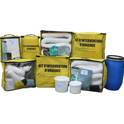 Kit de emergencia para contaminación por hidrocarburos - DIFOPE - para contaminación con químicos / anticontaminación universal / saco