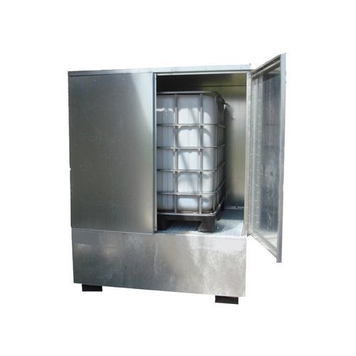 Cubeta de retención para cubitainer - BRAG 1CCP - DIFOPE - para contenedor IBC / de acero / de acero galvanizado