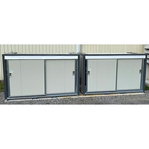 Contenedor para productos peligrosos - CONT3M2NIPC-EI120 - DIFOPE - para productos químicos / para almacenamiento / para barril