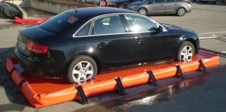 Cubeta de retención autoportante - BRSO 18000AUTO - DIFOPE - multiusos / de poliéster / flexible