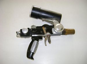Pistola de dosificación - Synco Industries - de pulverización / de pintura / automática