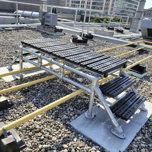 Pasarela peatonal de aluminio - Kee Step® - KEE SAFETY  - de acero galvanizado / de composite