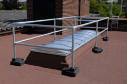 Barandilla acero - Kee Dome® - KEE SAFETY  - de PVC / para cristalera