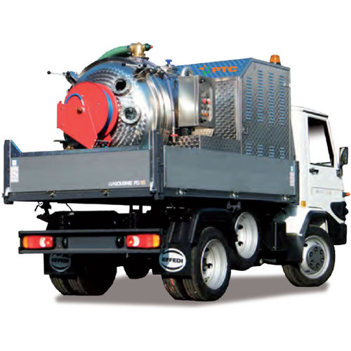 Grupo de vacío lubricado - URBAN COMBI 1000 - P.T.C.  Srl - industrial / con lavadora de alta presión