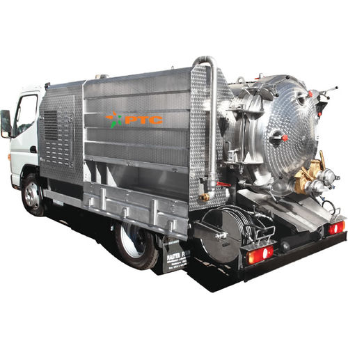 Grupo de vacío lubricado - URBAN COMBI 2000/3000 - P.T.C.  Srl - industrial / con lavadora de alta presión