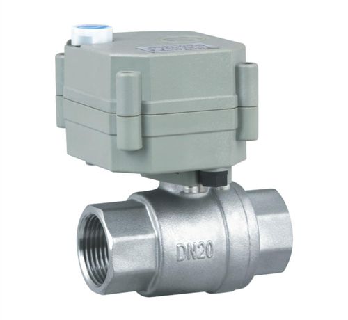 Válvula de bola - T25-S2-B - Taizhou Tonhe Flow Control Equipment Co.,ltd - con actuador eléctrico / para agua / de acero inoxidable