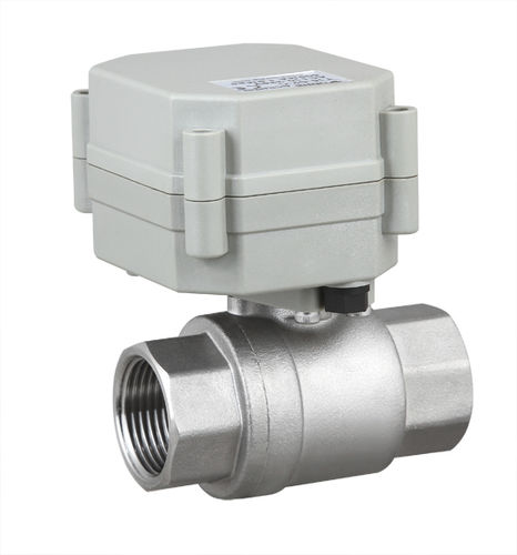 Válvula de bola - T20-S2-A - Taizhou Tonhe Flow Control Equipment Co.,ltd - con mando eléctrico / para agua / de acero inoxidable