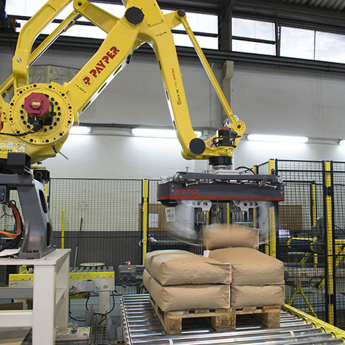 Paletizador robotizado - PAYPER - de bolsas / para la industria alimentaria / industrial