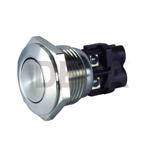 Interruptor con luz - 16mm - SWITCHLAB INC. - con cabeza fungiforme / unipolar / antivandalismo