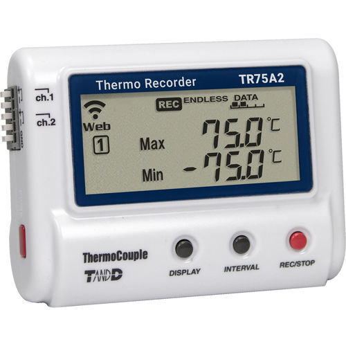 Data logger de temperatura - TR75A2 - T&D Corporation - USB / bluetooth / WiFi