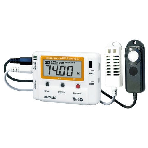 Registrador de datos de luminosidad - TR-74Ui - T&D Corporation - de humedad / de temperatura / de UV