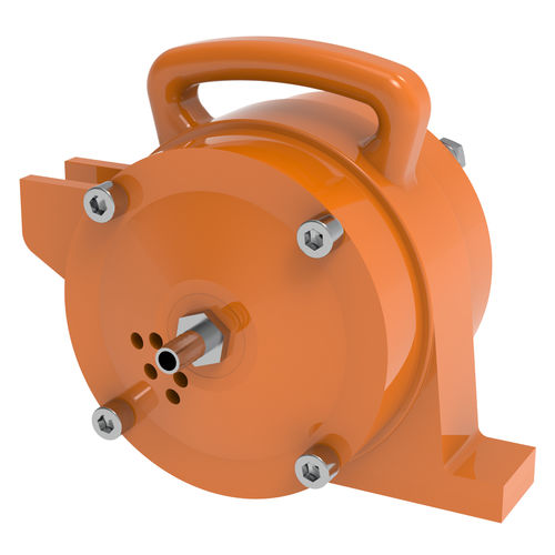 Motor vibratorio de aire - KVM-HV series - KEM-P VIBRATION MOTORS - neumático / circular / para pared