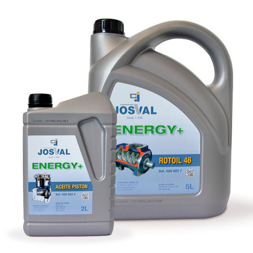 Aceite lubricante - ENERGY+ series - Compresores Josval, S.L. - a base de aceite mineral / para compresor / industrial