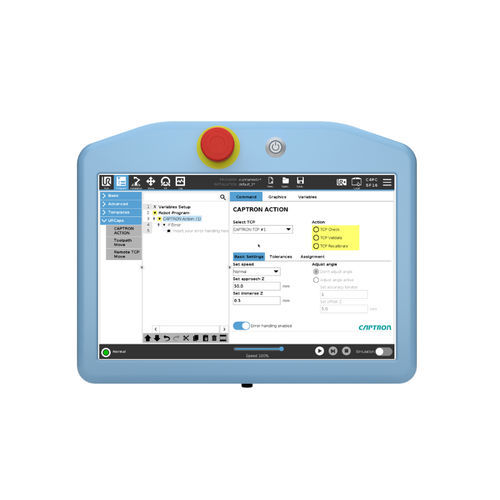 Software TCP - URCap - CAPTRON - de gestión / de supervisión / de calibración