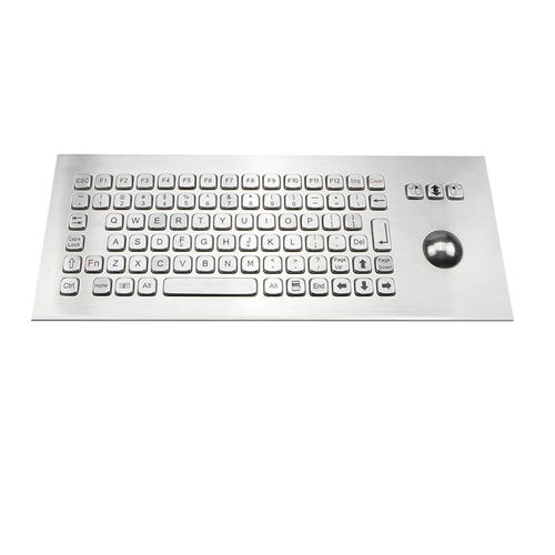 Teclado empotrable - K-TEK-A361-MTB-FN-DWP - Key Technology China Limited - con tecla Fn / con ratón integrado de 3 teclas / 86 teclas