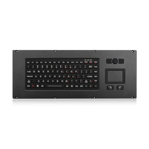 Teclado empotrable - K-TEK-M464-DTP-DHP-FN-BL - Key Technology China Limited - de tecla mecánica / con tecla Fn / 91 teclas