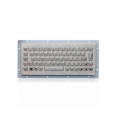 Teclado empotrable - K-TEK-B210-UT-DWP - Key Technology China Limited - de tecla mecánica / 68 teclas / industrial