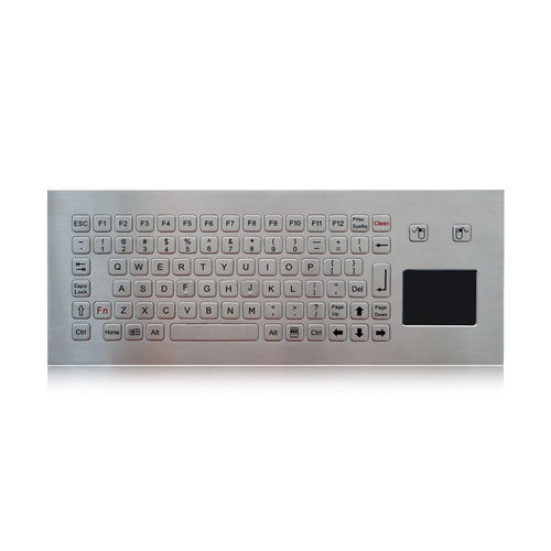 Teclado empotrable - K-TEK-B361TP-FN-DWP  - Key Technology China Limited - con tecla Fn / con ratón integrado de 2 teclas / 85 teclas