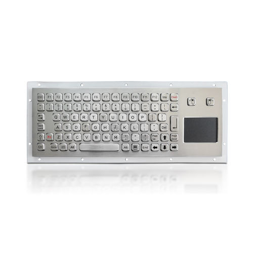 Teclado empotrable - K-TEK-A343TP-FN-DWP - Key Technology China Limited - con tecla Fn / con ratón integrado de 2 teclas / 85 teclas