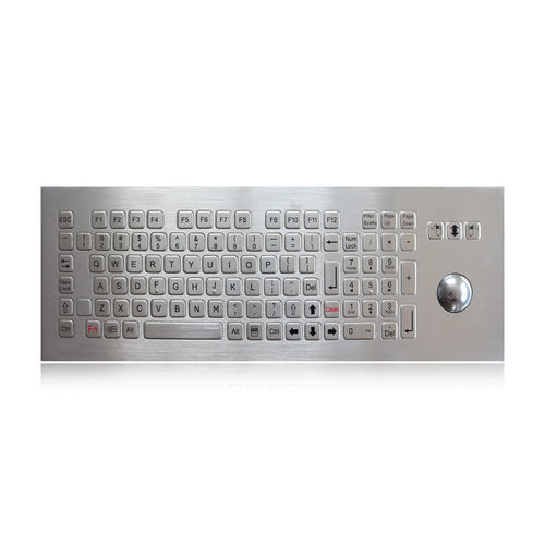 Teclado empotrable - K-TEK-B420-MTB-KP-FN-DWP - Key Technology China Limited - con tecla Fn / con ratón integrado de 3 teclas / 104 teclas